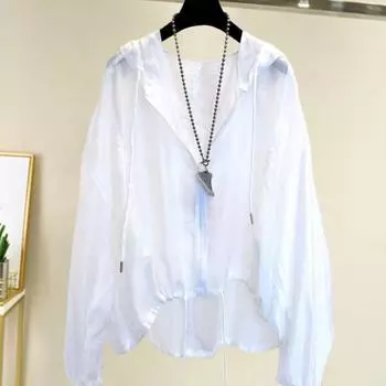 Модная однотонная универсальная свободная женская повседневная тонкая куртка с капюшоном, уличное пальто L чёрный