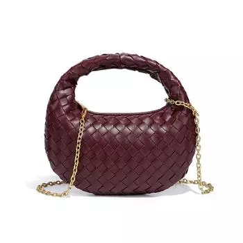 Модная однотонная женская сумка ручной работы, простая и модная сумка ручной работы, сумка через плечо на одно плечо