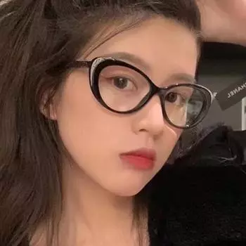 Модная оправа для очков «кошачий глаз» белый