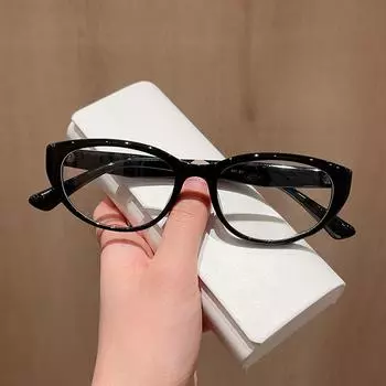 Модная оправа для очков «кошачий глаз» в стиле ретро Tr90 может сочетаться с оправой для очков для близорукости с разными степенями для женщин