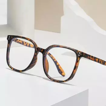 Модная оправа для очков Легкая удобная оправа для очков Неполяризованный модный аксессуар чёрный