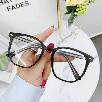 Модная оправа для очков знаменитостей в модной многоугольной врезной ножке может быть оснащена женскими очками для близорукости, меняющими цвет. Astigmatism 50-200