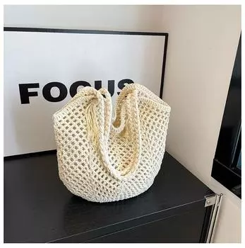 Модная осень новый дизайн плетеная тканевая трендовая сумка новая женская сумка тренд универсальная простая сумка через плечо