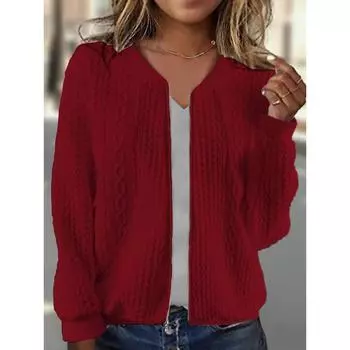 Модная осень-зима, новая куртка-пилот на молнии, повседневная однотонная куртка с длинными рукавами, свитер, пальто, женская одежда S белый