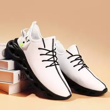 Модная осенне-зимняя обувь для мужчин, водонепроницаемые кроссовки для ходьбы, удобная мягкая подошва, спортивная обувь из искусственной кожи, нескользящая, теннисная, размер плюс 39 39 чёрный