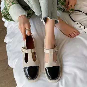 Модная/осенняя женская обувь, туфли на толстом каблуке с круглым носком, женские повседневные туфли из спилка на каблуке, женские туфли-лодочки разного цвета, черные туфли 35 бежевый