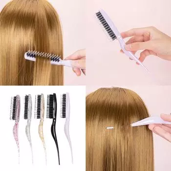 Модная парикмахерская расческа для распутывания волос, заостренный хвост, антистатическая краска для волос, стильная щетка с крысиным хвостом, инструменты для укладки волос