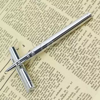Модная перьевая ручка Jinhao 126 Executive Complete Silver с тонким пером с капюшоном