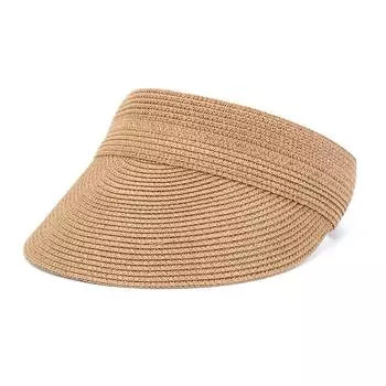Модная пляжная рулонная УФ-защитная женская широкополая шляпа с козырьком от солнца, соломенная складная кепка хаки