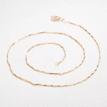 Модная подвеска из розового золота с цепочкой в виде семян дыни с цепочкой, регулируемое ожерелье с цепочкой, автомобильная цепочка с цветком дыни