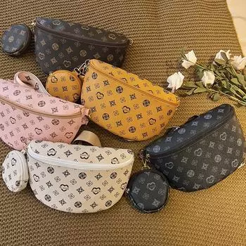 Модная поясная сумка из двух частей, женская сумка через плечо, новая женская сумка через плечо белый