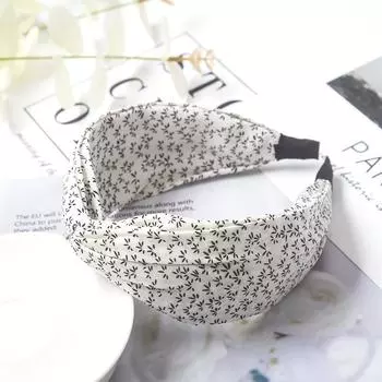 Модная повязка на голову с леопардовым принтом, широкая крестообразная женская повязка на голову, эластичный бант, обруч для волос, ободок, узел наверху, аксессуары для волос для девочек