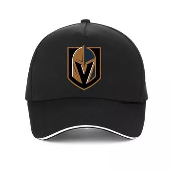Модная повседневная бейсболка унисекс Golden Knights в Вегасе, модная полосатая бейсболка с металлическим шлемом и принтом, крутая шляпа унисекс в стиле хип-хоп