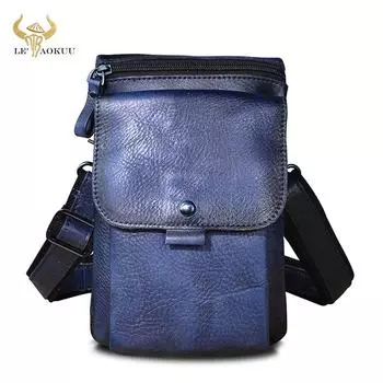 Модная повседневная дорожная сумка через плечо из натуральной кожи, сумка-мессенджер, поясная сумка на пояс, поясная сумка темно-коричневого