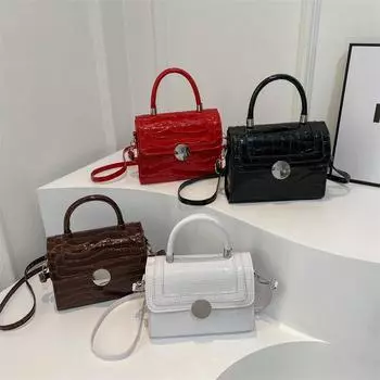 Модная повседневная и модная сумка через плечо Temperament, маленькая квадратная сумка на одно плечо, новая весенняя ретро-модная маленькая женская сумка