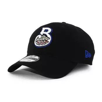 Модная повседневная кепка 9TWENTY Strapback LOW CAP Low Cap 920 Hat MLB NFL NBA NCAA MLS Free Biloxi Shuckers [New Era] (JP, Алфавит, Размер, (HM Черный))