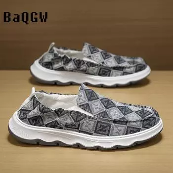 Модная повседневная мужская обувь, осенняя, дышащая, для прогулок на свежем воздухе, модная обувь для скейтбординга, удобные амортизирующие мокасины, туфли на плоской подошве 39