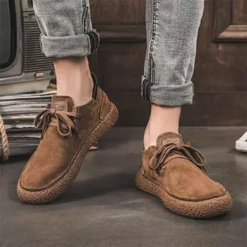 Модная повседневная мужская обувь, роскошные настоящие кожаные мокасины, британские высококачественные кроссовки, дышащие, на шнуровке, на танкетке 2024 38 темно-серого