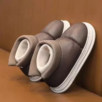 Модная повседневная обувь для мужчин Зимняя, сохраняет тепло Толстая подошва для улицы Рекомендуется эластичная Мягкая Удобная Нескользящая Износостойкая Универсальная 40-41