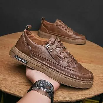 Модная повседневная обувь ручной работы из кожи для мужчин, дизайнерские кроссовки, удобная кожаная обувь для мужчин, лоферы, горячая распродажа, мокасины для вождения 39