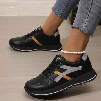 Модная повседневная обувь женская спортивная обувь износостойкие и дышащие женские кроссовки на платформе женские теннисные кроссовки женские простые 2024 35