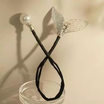 Модная повседневная повязка на голову, бигуди для волос, рыбий хвост, жемчужный ленивый инструмент для волос, женский бант, цветок, волшебная прическа, аксессуары, подарок A1