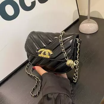 Модная повседневная простая сумка-мессенджер, женская популярная маленькая сумка этого года 2024, осень, новая простая модная маленькая квадратная сумка белый