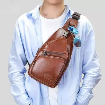 Модная повседневная сумка через плечо из натуральной кожи с несколькими карманами, переносная мужская сумка через плечо из коровьей кожи чёрный