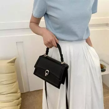 Модная повседневная сумка-мессенджер для поездок на работу, модная сумка через плечо, женская сумка 2024 года, новая весна в стиле ретро, простая сумка через плечо белый