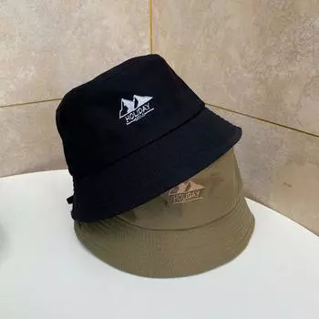 Модная повседневная ветрозащитная шляпа рыбака с ремнем для мужчин и женщин на весну и лето, универсальная солнцезащитная шляпа для бассейна M56-58cm зелёный