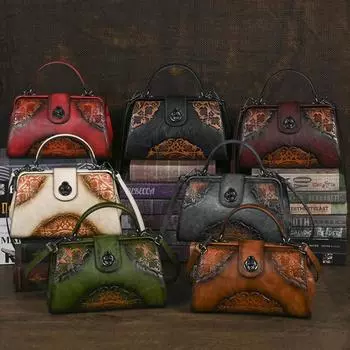 Модная повседневная женская сумка в стиле ретро с тиснением и диагональным крестом, ручная, двойного назначения, с пряжкой, женская сумка 27*12*23