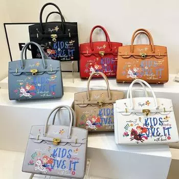 Модная принтованная новинка 2024 года, легкая, роскошная, модная, высококачественная сумка на одно плечо с ручной банкетной сумкой в западном стиле