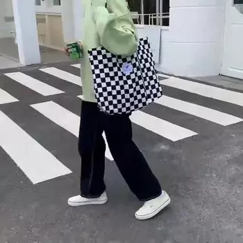 Модная простая холщовая сумка-тоут, розовая сумка с леопардовым принтом, большая вместительная дорожная сумка, универсальная сумка на плечо для покупок 43.5x10x32.5cm