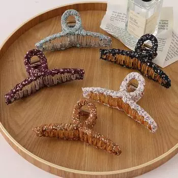 Модная простая ретро шпилька Bouguer с крестом, геометрическая неправильная заколка в виде акулы, женская элегантная французская заколка для волос, ювелирные изделия, женский тренд