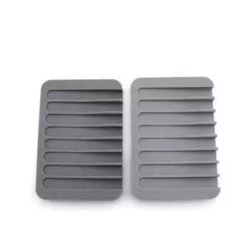 Модная противоскользящая ванная комната, товары для дома, мыльница, кухонная мыльница, популярный держатель для хранения, гибкий силикон, высокое качество чёрный