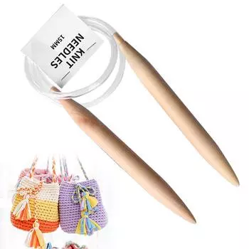 Модная пряжа Круглая шерсть крючки для вязания плетеные кольца иглы швейный инструмент 15mm