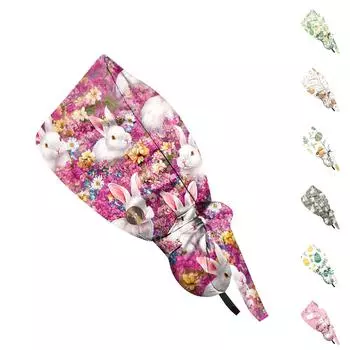 Модная рабочая кепка с пасхальным принтом, повседневная женская кепка с хвостиком, кепка с мытьем, кепка Baotou One Size