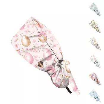 Модная рабочая кепка с пасхальным принтом, повседневная женская кепка с хвостиком, кепка с мытьем, кепка Baotou One Size розовый