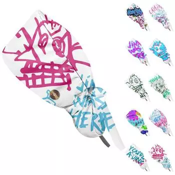 Модная рабочая кепка с принтом, повседневная женская кепка с хвостиком, кепка с повязкой, кепка Baotou One Size синий