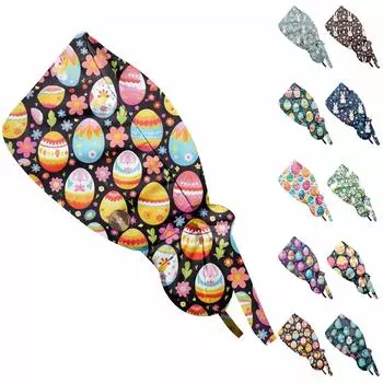 Модная рабочая кепка с принтом, повседневная женская кепка с хвостиком, кепка с повязкой, кепка Baotou One Size чёрный