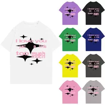 Модная рабочая одежда с круглым вырезом и короткими рукавами, топы с принтом для женщин, летние топы XXXL