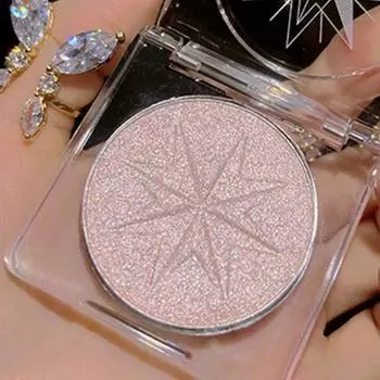 Модная рассыпчатая палитра пудры, легко окрашиваемая, водостойкая, универсальная, не раздражающая пудра для ухода за волосами для девочек фиолетовый