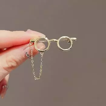 Модная ретро-брошь-брошь на свитер One Size золотой