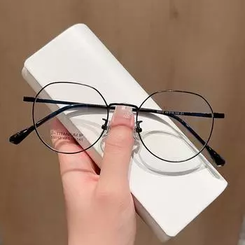 Модная ретро-полигональная маленькая оправа для очков Danyang. Сверхлегкая оправа для очков с несколькими высотами.