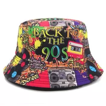 Модная ретро-шляпа 80-х 90-х годов для мужчин и женщин, забавная летняя пляжная рыболовная шляпа, складная шляпа рыбака на открытом воздухе