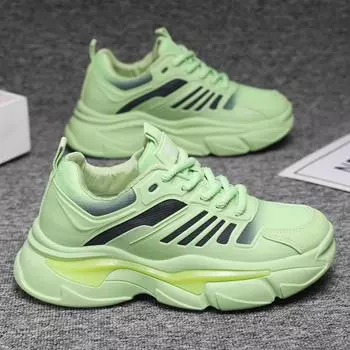 Модная роскошь 2024 года, новые модные повседневные кроссовки на толстой подошве для бега на весну и осень, нескользящая мужская спортивная обувь для активного отдыха, вулканизированная обувь 39