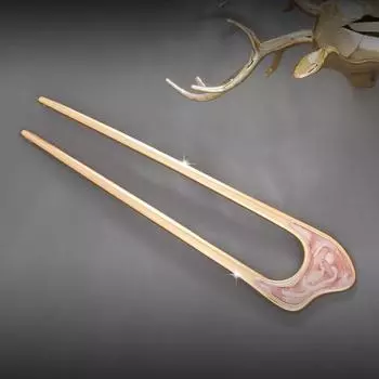 Модная роскошная элегантная эмалированная заколка для волос серебристого и золотого цвета для женщин, металлическая U-образная палочка для волос, аксессуары для волос, ювелирные изделия