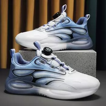 Модная роскошная мужская повседневная обувь Кроссовки Кроссовки для мужчин 40 синий/чёрный