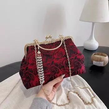 Модная роскошная жемчужная кисточка с украшением в виде кисточки женская сумка-мессенджер в китайском стиле с дизайном банкетная сумка женская цепная сумка женская сумка подмышки