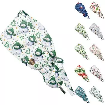 Модная рождественская рабочая кепка с принтом, повседневная женская кепка с хвостиком, кепка с повязкой, кепка Baotou One Size